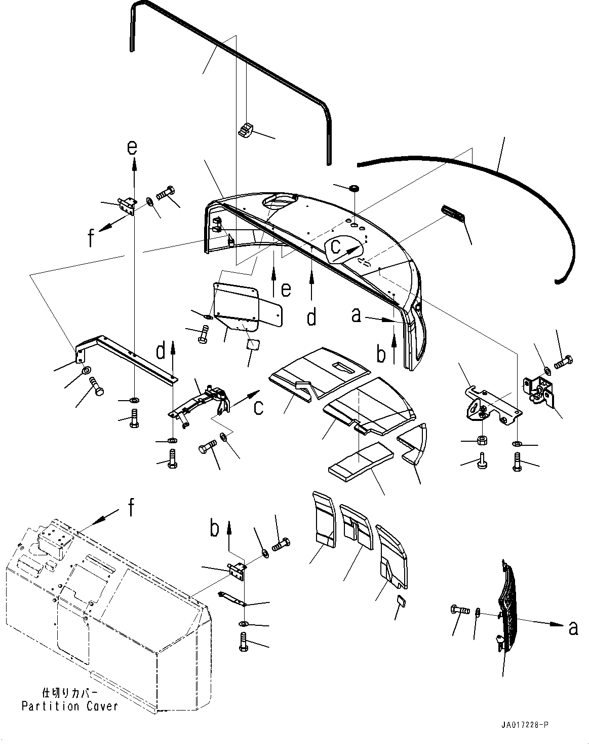 Komatsu parts book diagram for PC78USI-10 S/N 33279-40999: М ?ДЮ, М ?ДЮҐј ?Д(#33279-)