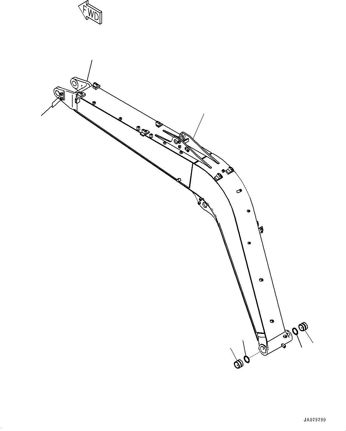 Komatsu parts book diagram for PC78USI-10 S/N 33279-40999: МЮ ?С, МЮ ?СҐМЮј ?(#33043-)