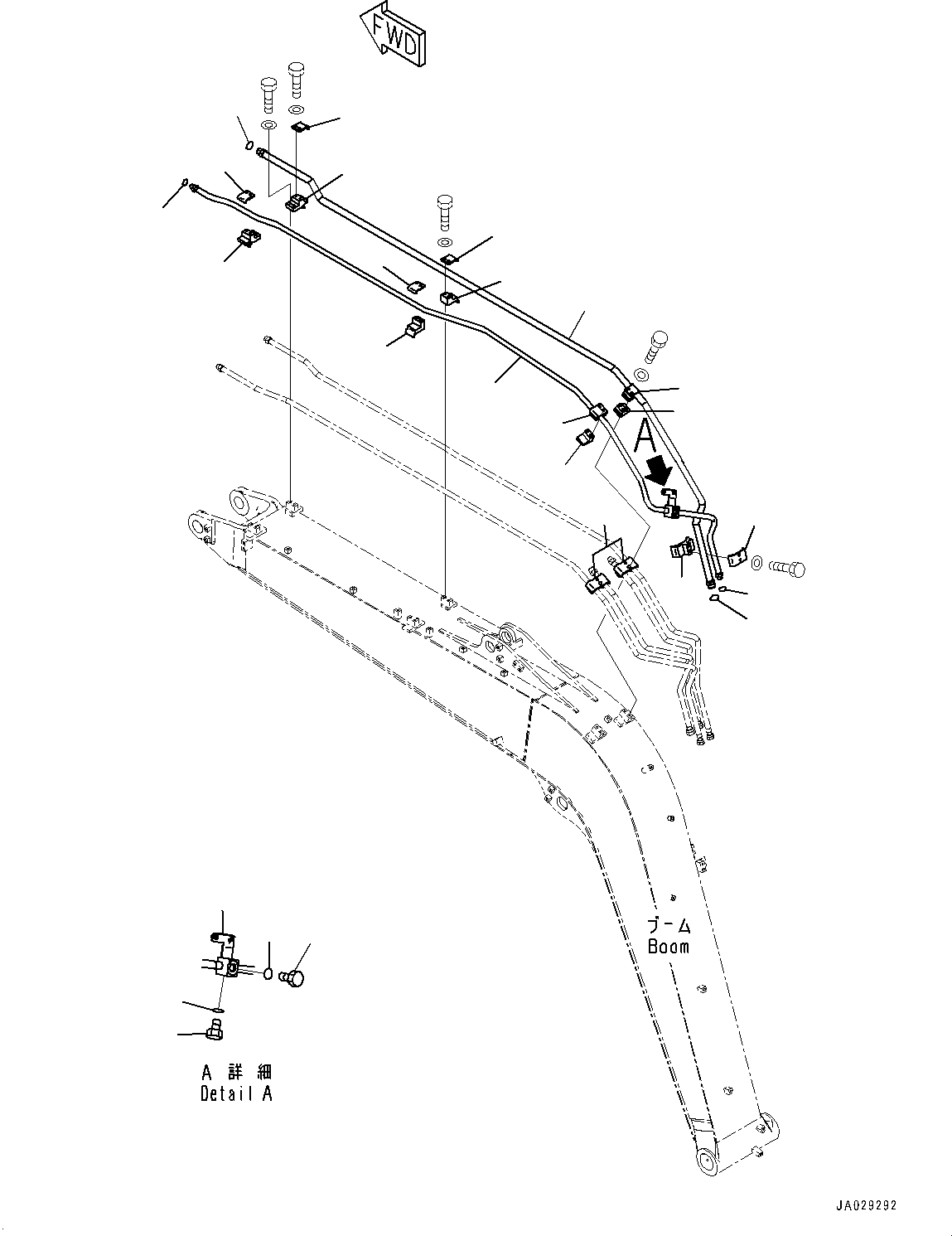 Komatsu parts book diagram for PC78USI-10 S/N 33279-40999: МЮ ?С,  ?АЇБТЭД ”ZЉЗ(#33279-)