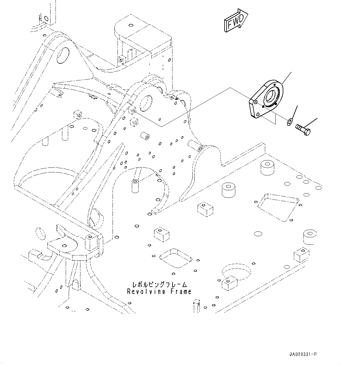 Komatsu parts book diagram for PC78USI-10 S/N 33279-40999: МЮ ?С, МЯЪ ?Д (1/2)(#33279-)