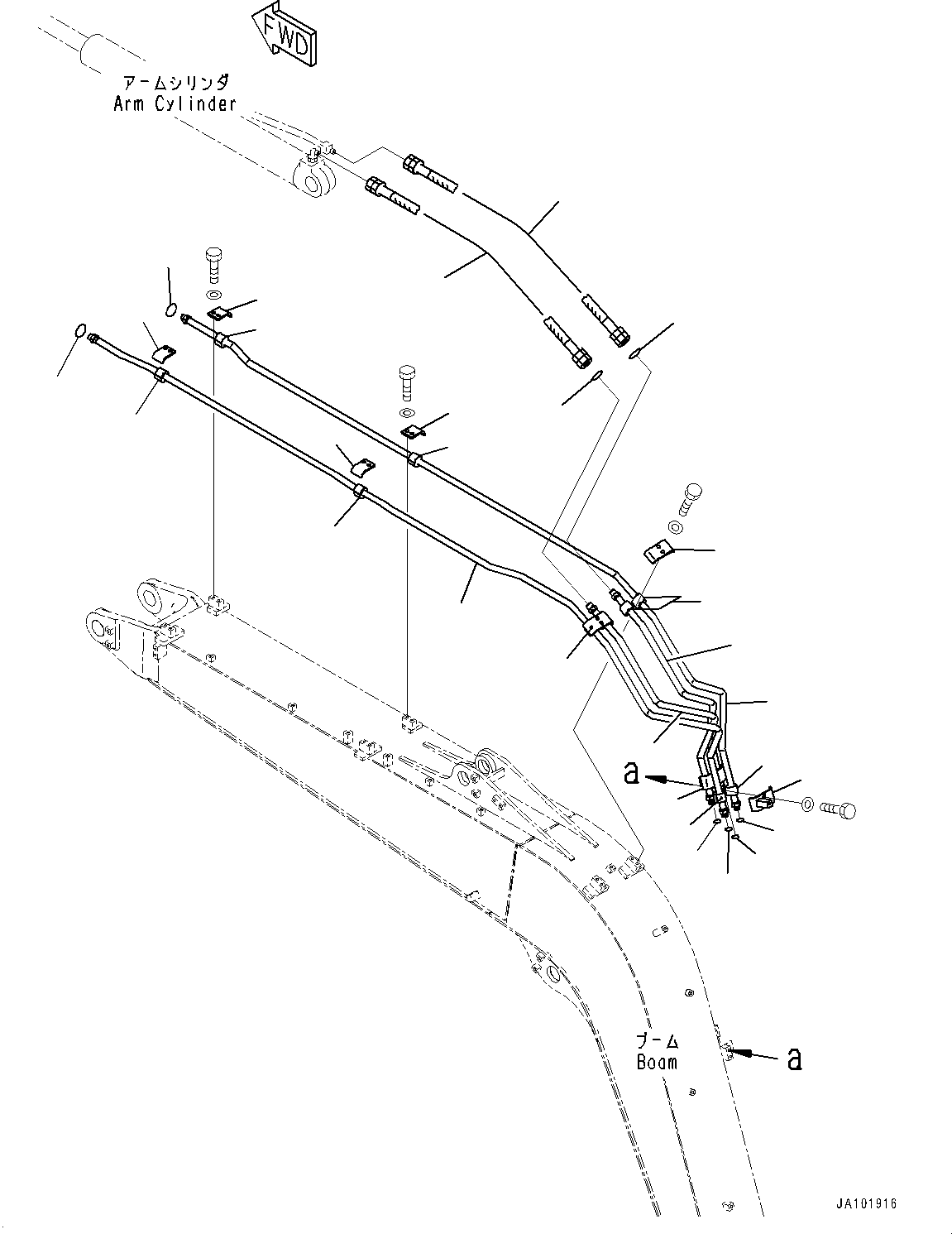 Komatsu parts book diagram for PC78USI-10 S/N 33279-40999: МЮ ?С, ”ZЉЗ ( ? ?С ёЪ ?Э •T)(#33043-)