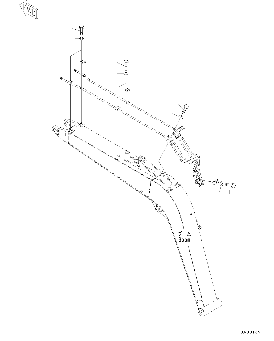 Komatsu parts book diagram for PC78USI-10 S/N 33279-40999: МЮ ?С, ОЮЩД(#33043-)