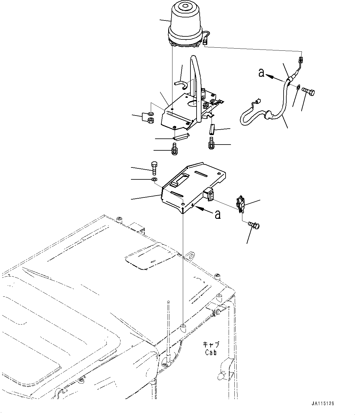 Komatsu parts book diagram for PC78USI-10 S/N 33279-40999: ? ?С ёЪ ?Э ХЖЇД, ЛЮ ?єЭ ЧЭМЯ(#40260-)