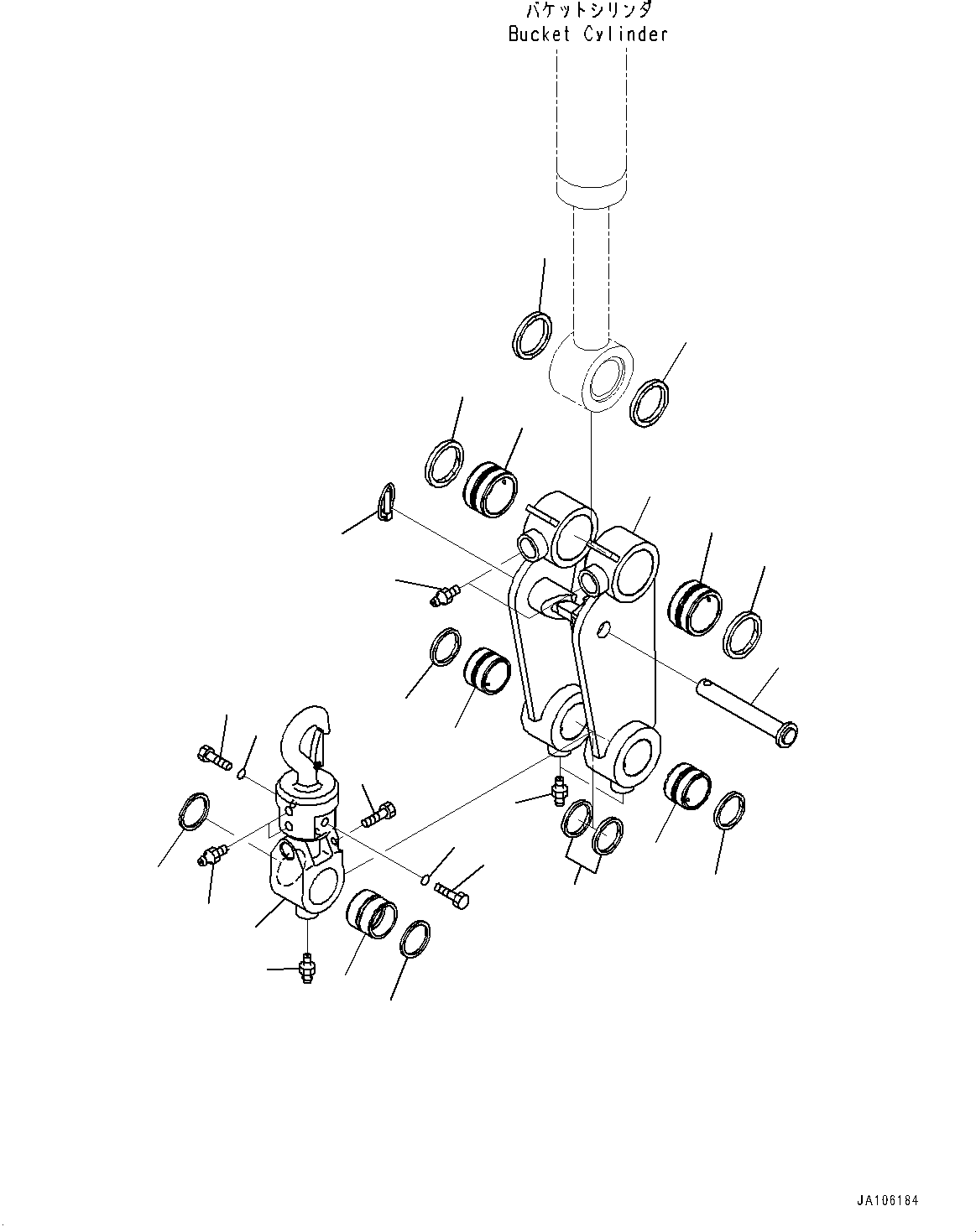 Komatsu parts book diagram for PC78USI-10 S/N 33279-40999: ? ?С ёЪ ?Э ХЖЇД, КЮ№ЇД ШЭёҐМЇё(#33279-37204)