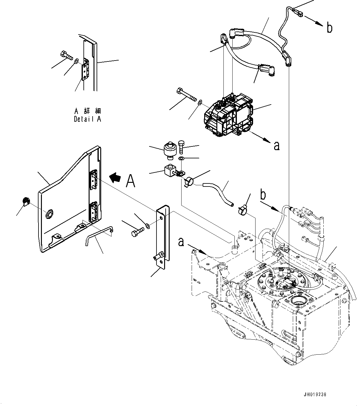 Excavators Komatsu / PC240LC-11 S/N 95001-UP (For KAL)(0001211C) / DEF Tank, Supply Module Mounting(#95001-95014)(D003002 : D0500-001002)