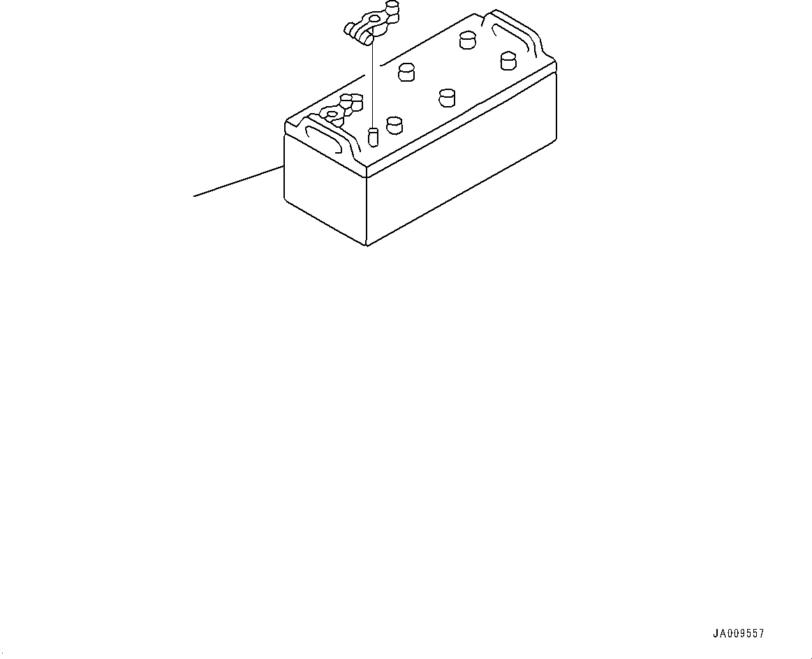 Wheel Loaders Komatsu / WA470-6R S/N 10001-UP (EGR Less Spec.)(0001213C) / Battery (#10001-)(E002001 : E0110-002001)