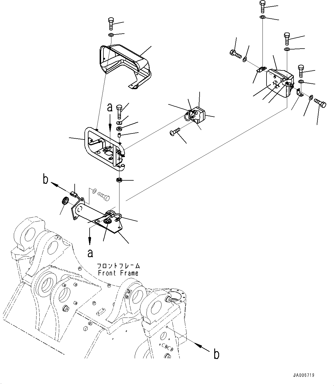 Wheel Loaders Komatsu / WA470-6R S/N 10001-UP (EGR Less Spec.)(0001213C) / Front Lamp, L.H. (#10001-)(E010001 : E0300-006001)