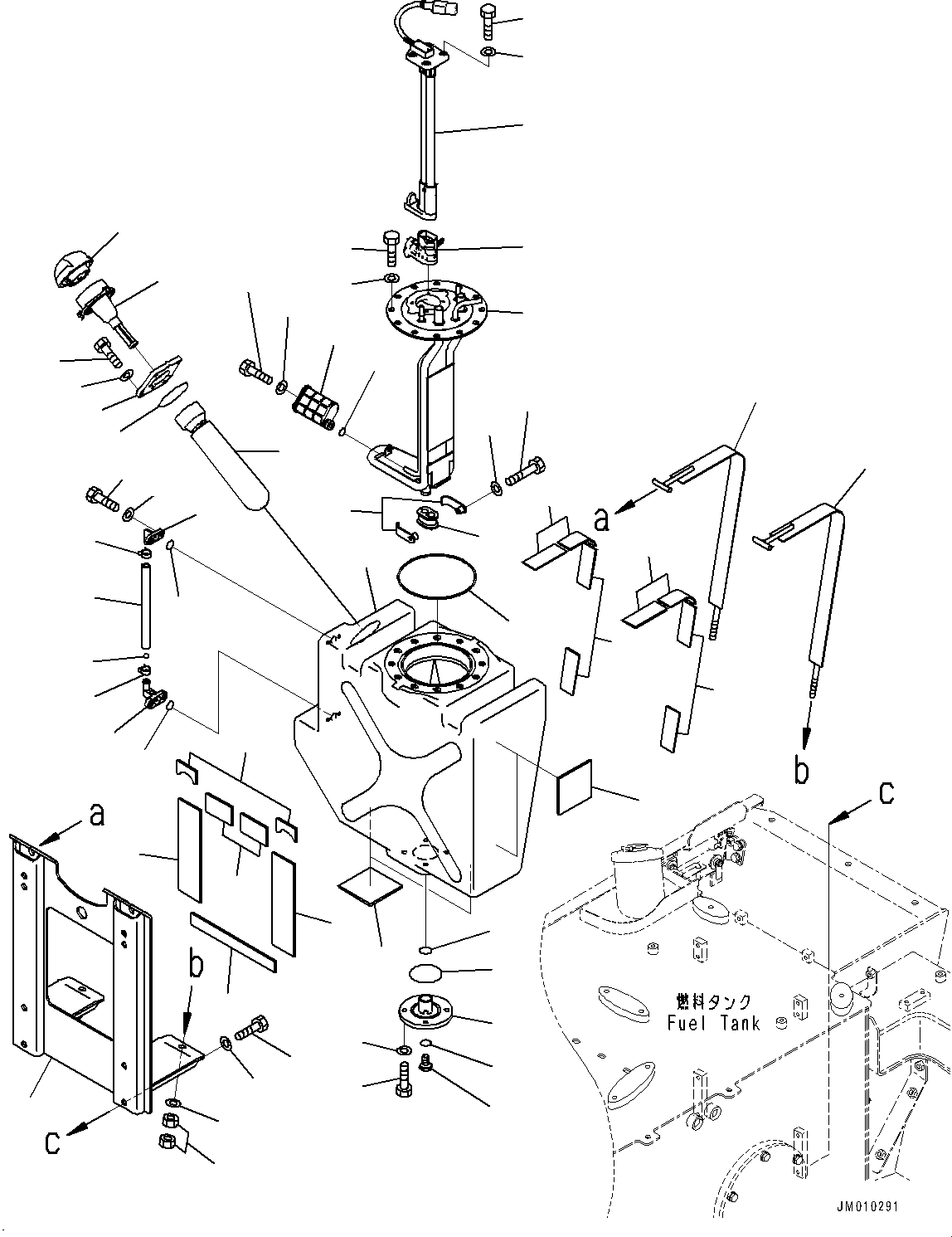 Dump Trucks Komatsu / HM300-5 S/N 10555-UP (For KAL)(0001224C) / Fuel Tank Group, DEF Tank (#10001-)(D002003 : D0150-003003)