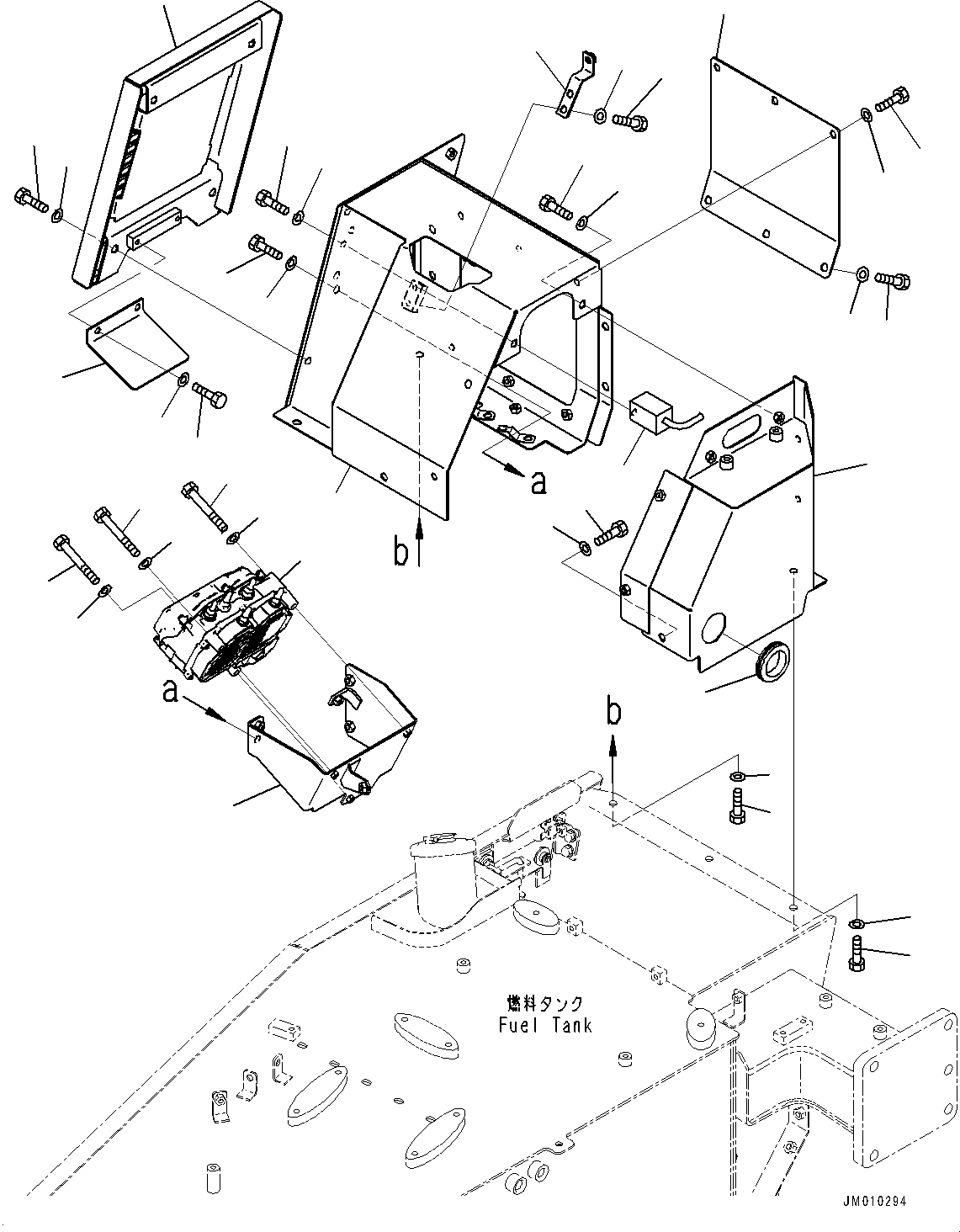 Dump Trucks Komatsu / HM300-5 S/N 10555-UP (For KAL)(0001224C) / Fuel Tank Group, DEF Pump (#10001-)(D002004 : D0150-003004)
