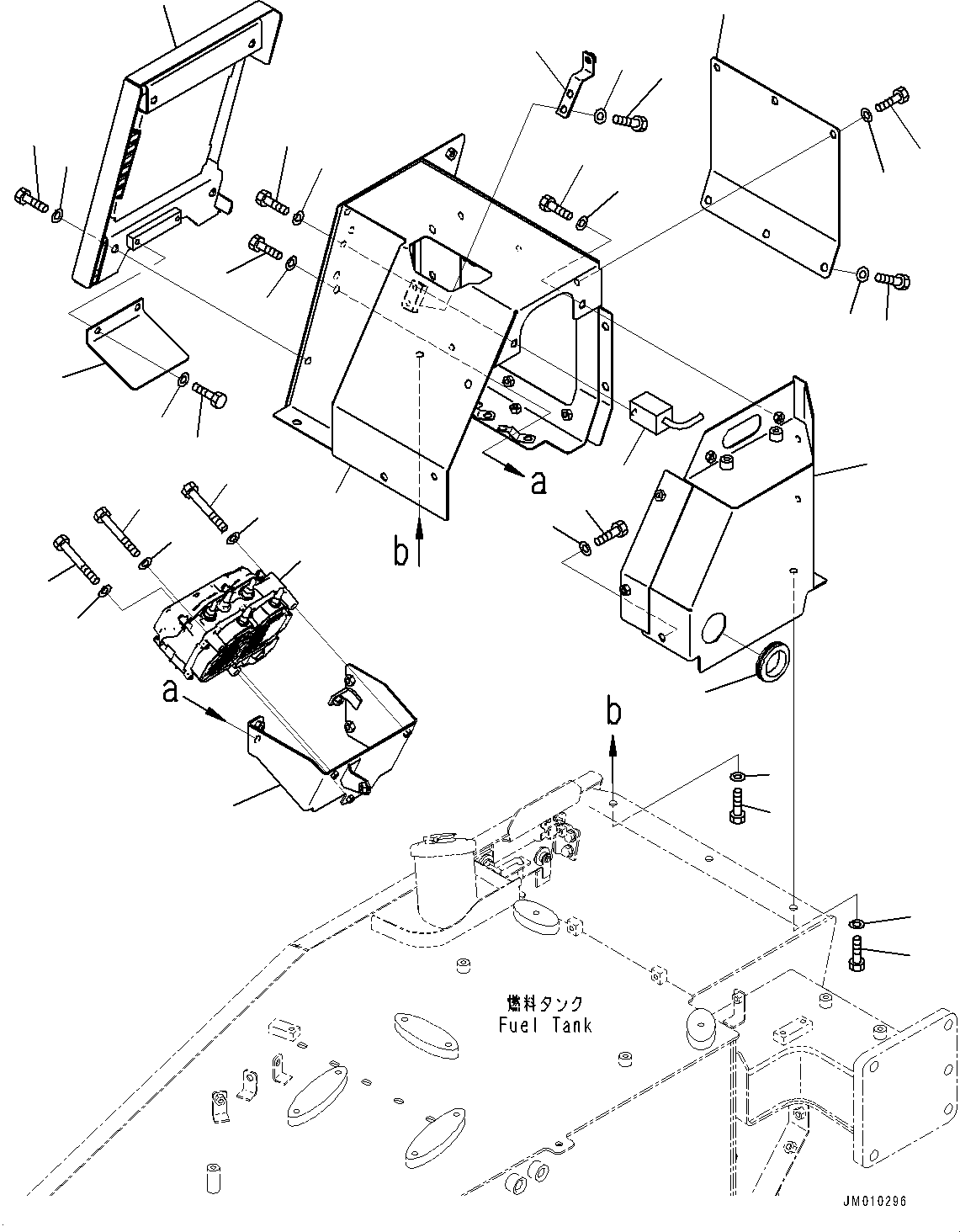 Dump Trucks Komatsu / HM300-5 S/N 10555-UP (For KAL)(0001224C) / Fuel Tank Group, DEF Pump (With 30/65R25 or 750/65R25 Tire) (#10001-)(D003004 : D0150-004004)