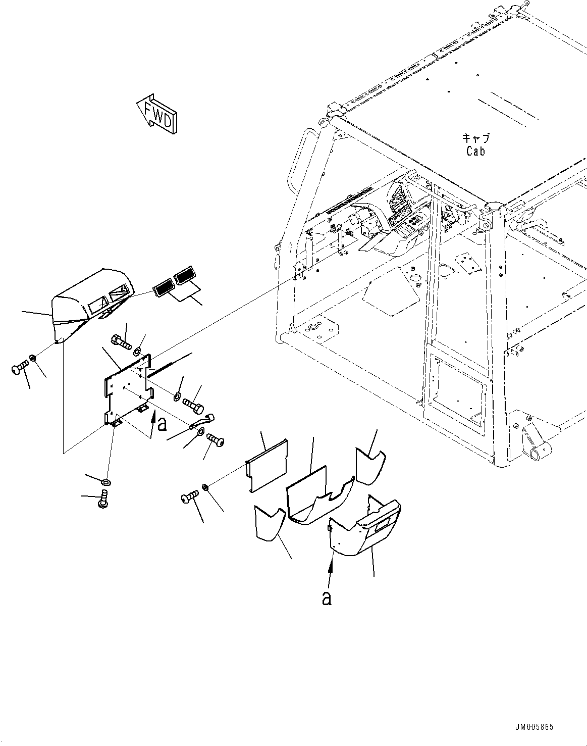 Dump Trucks Komatsu / HM300-5 S/N 10555-UP (For KAL)(0001224C) / Cab, Box (#10001-)(K001017 : K0200-018017)