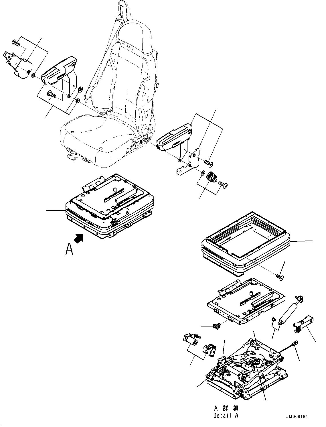 Dump Trucks Komatsu / HM300-5 S/N 10555-UP (For KAL)(0001224C) / Cab, Inner Parts, Operator