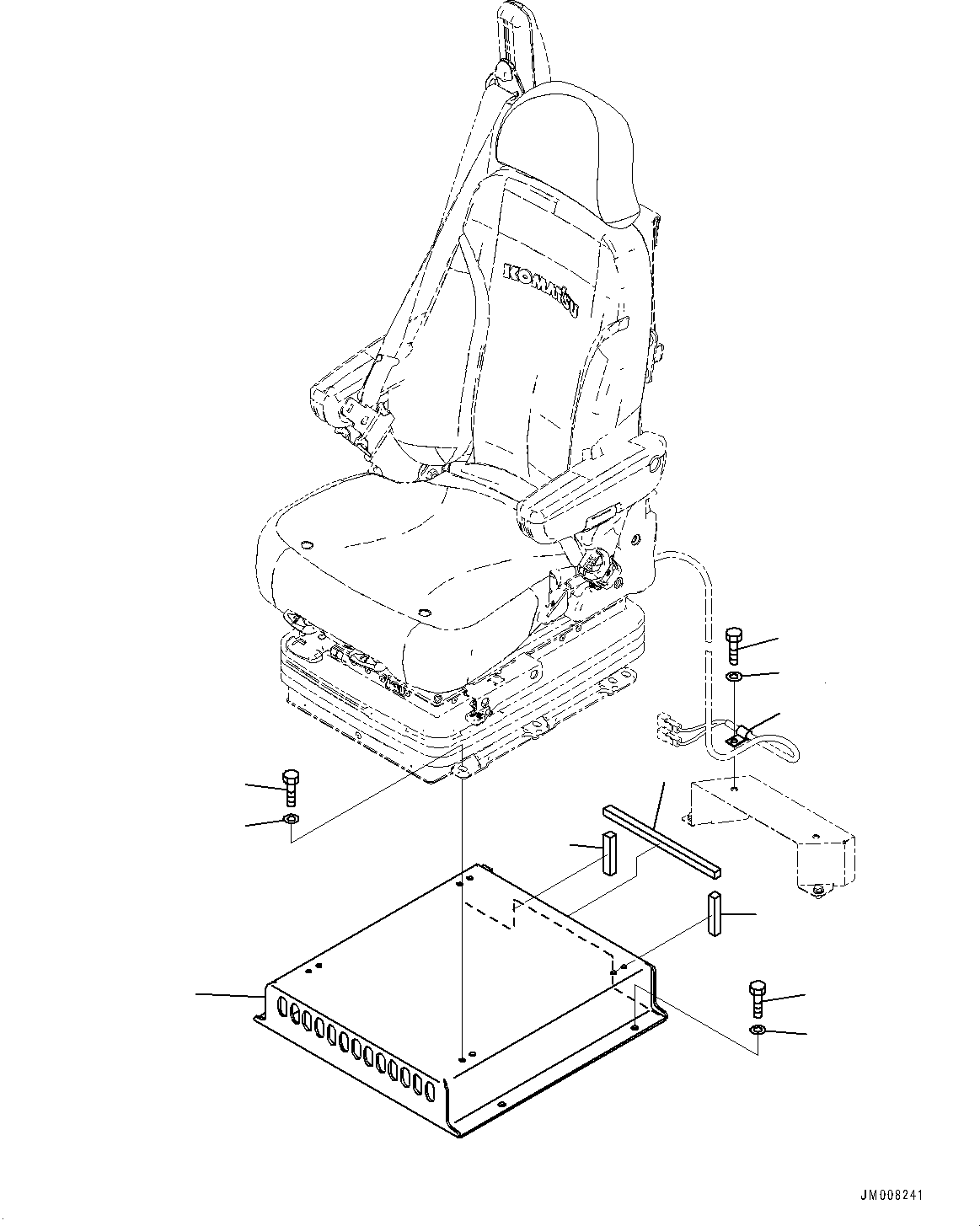 Dump Trucks Komatsu / HM300-5 S/N 10555-UP (For KAL)(0001224C) / Cab, Operator