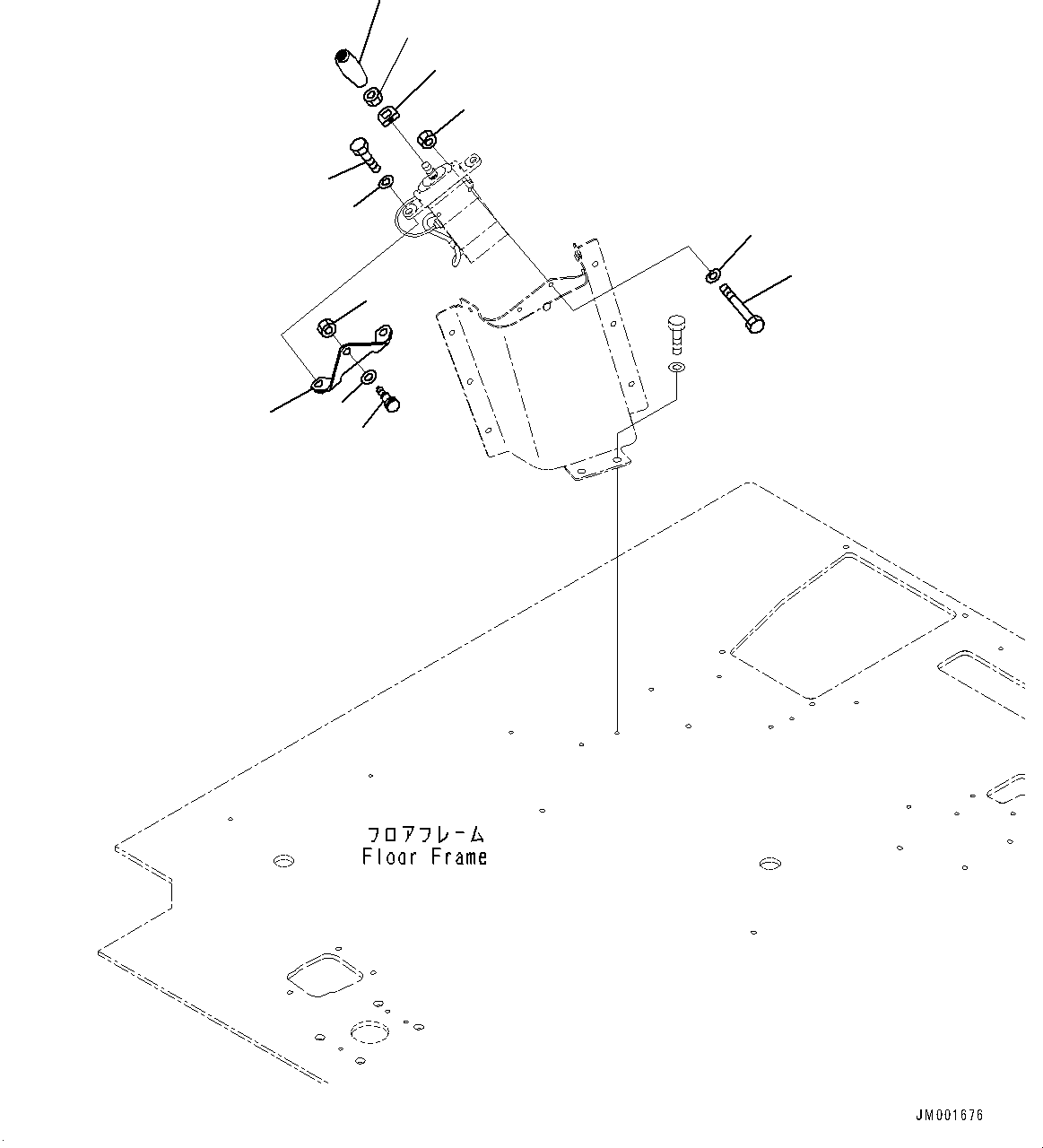 Dump Trucks Komatsu / HM300-5 S/N 10555-UP (For KAL)(0001224C) / Cab, Dump Control (2/2) (#10001-)(K001048 : K0200-018048)