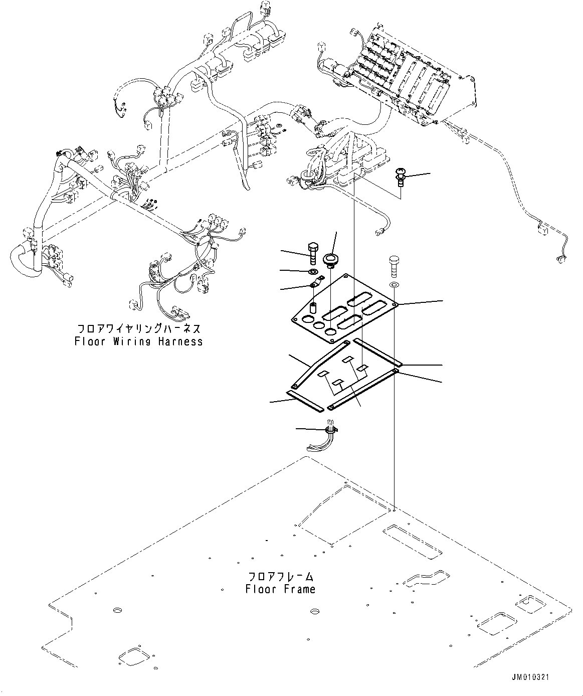 Dump Trucks Komatsu / HM300-5 S/N 10555-UP (For KAL)(0001224C) / Cab, Electric Parts (#10001-)(K001063 : K0200-018063)