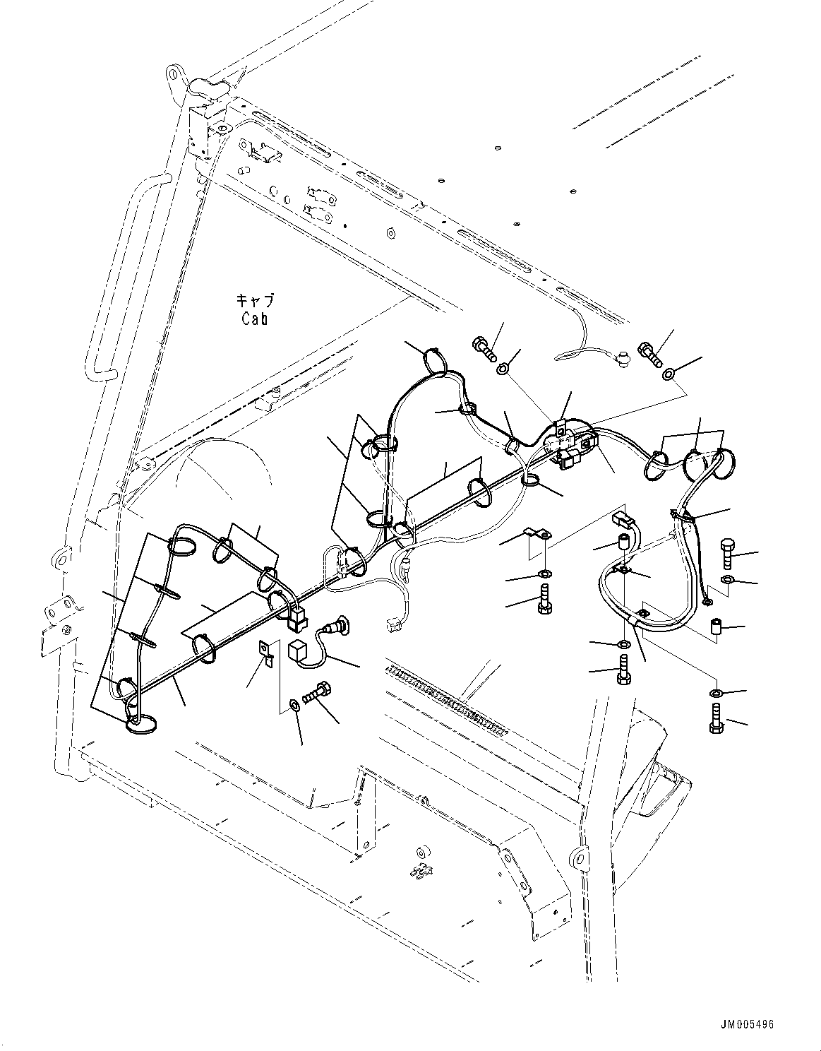 Dump Trucks Komatsu / HM300-5 S/N 10555-UP (For KAL)(0001224C) / Cab, Auto-greasing Switch (#10001-)(K001068 : K0200-018068)