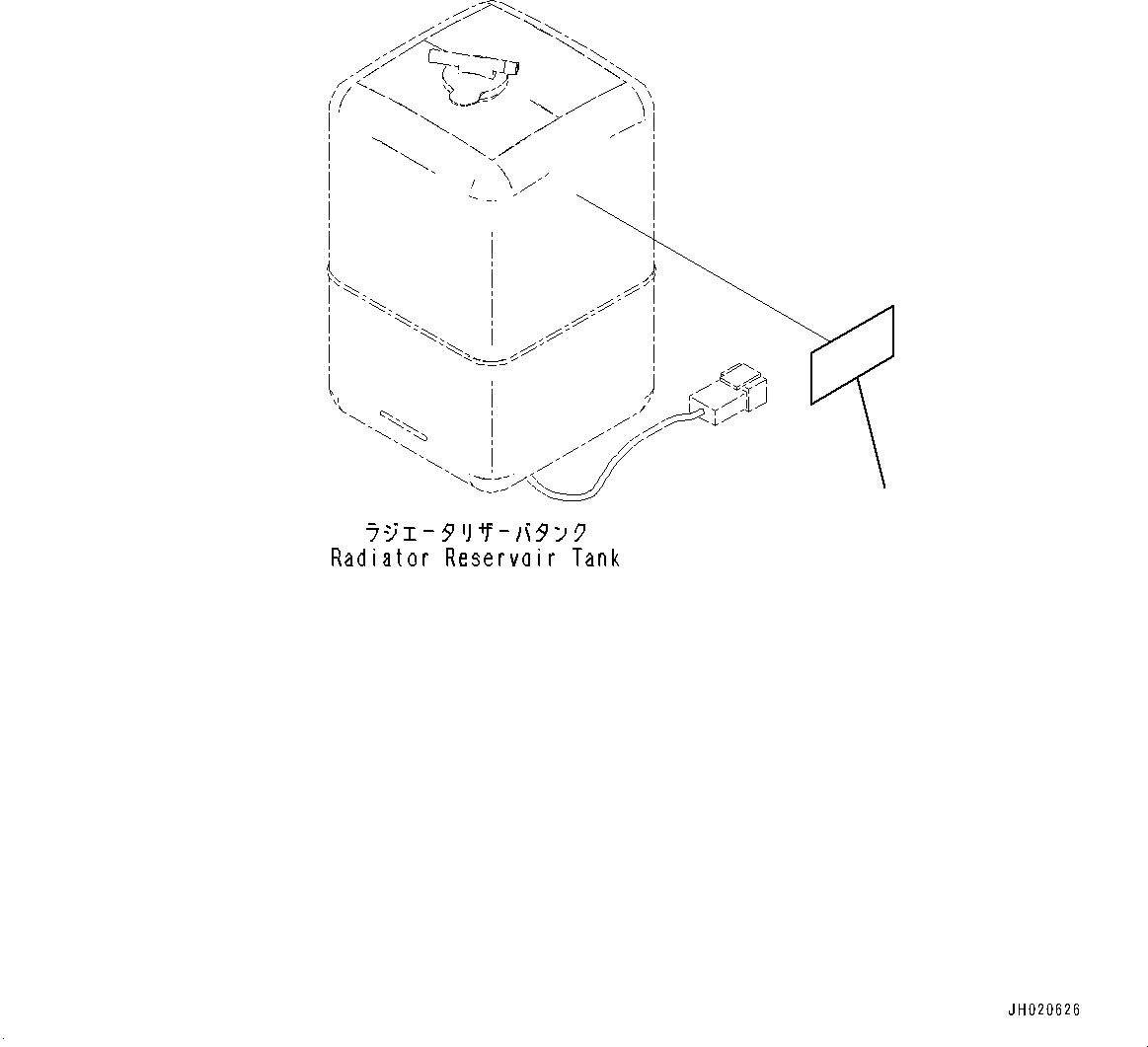 Excavators Komatsu / HB215LC-3 S/N 70001-UP (For KAL)(0001233C) / Coolant Decal (#70001-)(U007001 : U0202-002001)