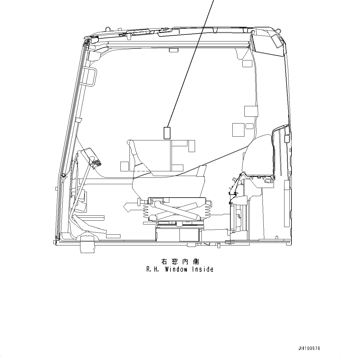 Excavators Komatsu / HB365LC-3 S/N 5169-UP (For KAL)(1001227C) / Seat Belt Wearing Plate (#5001-)(U009001 : U0206-005001)