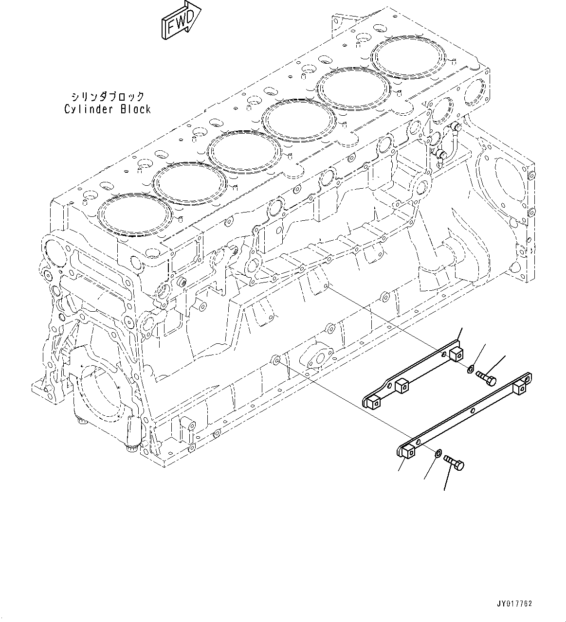 Engines Komatsu / SAA6D140E-7D S/N 830556-UP (For PC700LC-11)(1001230C) / Wiring Harness, (5/5) (#830556-)(F003005 : A6810-001005)