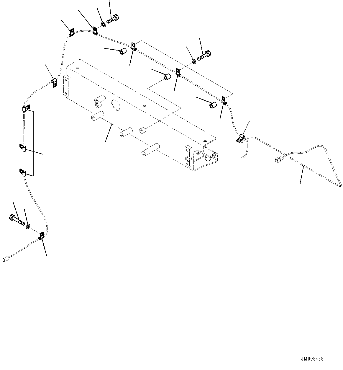 Dump Trucks Komatsu / HD605-8 S/N 30072-UP (For KAL)(1001232C) / Electric System, Mounting Parts (1/13) (With Anti-skid Brake System (ABS)) (#30001-)(E005004 : E0200-004004)