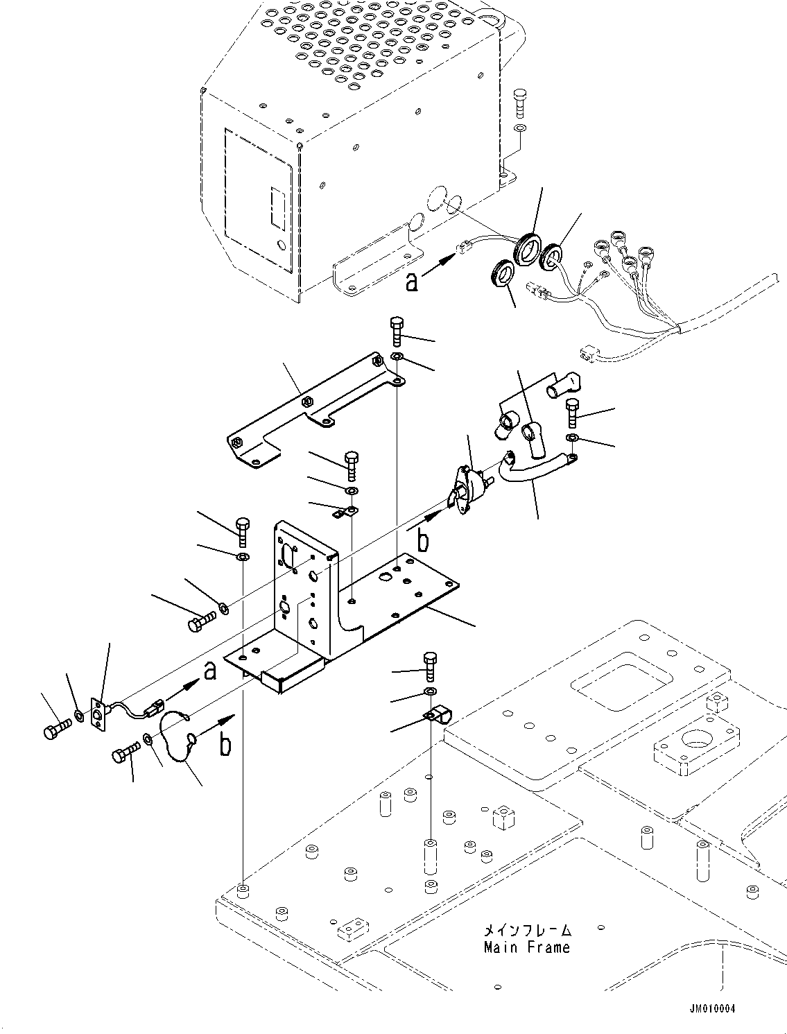 Dump Trucks Komatsu / HD605-8 S/N 30072-UP (For KAL)(1001232C) / Electric System, Disconnect Switch (#30001-)(E002019 : E0200-001019)
