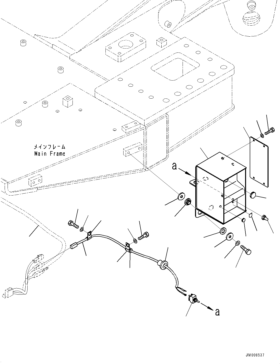Dump Trucks Komatsu / HD605-8 S/N 30072-UP (For KAL)(1001232C) / Electrical Parts (#30001-)(E007001 : E0201-001001)