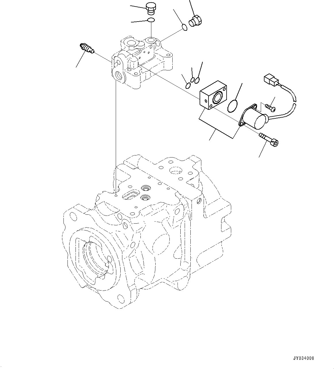 Komatsu parts book diagram for HD605-8 S/N 30072-UP (For KAL): TORQUE CONVERTER AND TRANSMISSION, RADIATOR FAN PUMP (4/5) (#30001-)