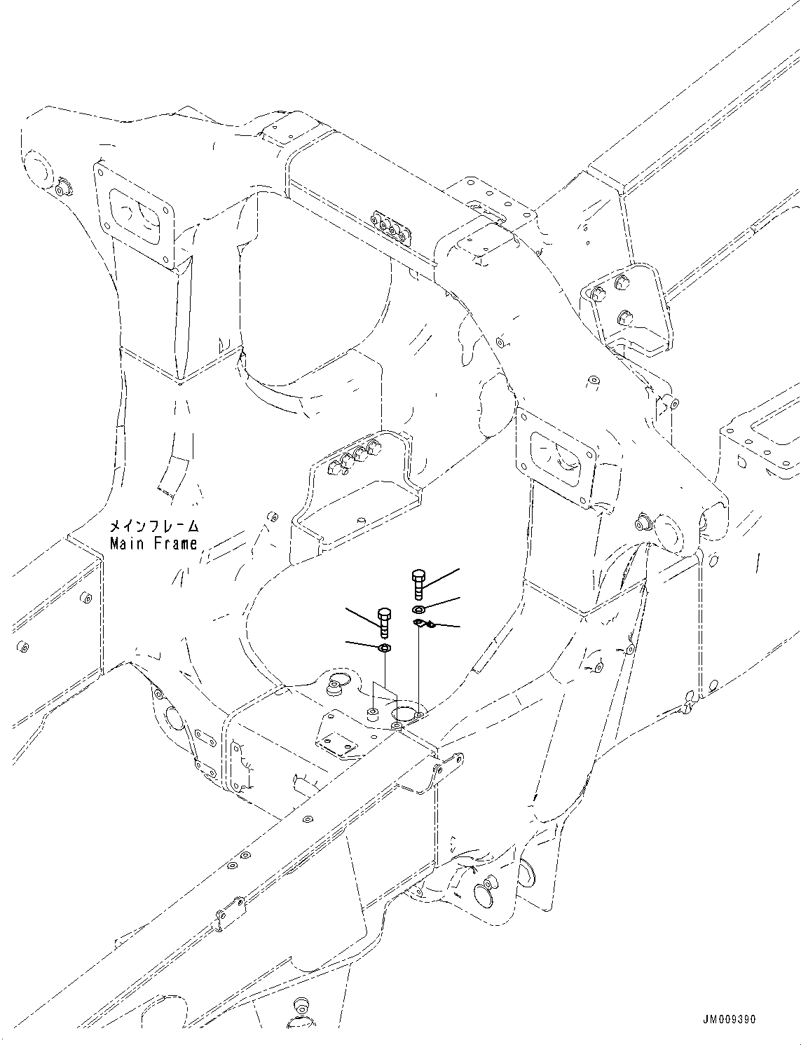 Komatsu parts book diagram for HD605-8 S/N 30072-UP (For KAL): STEERING LINKAGE, PLUG (#30001-)