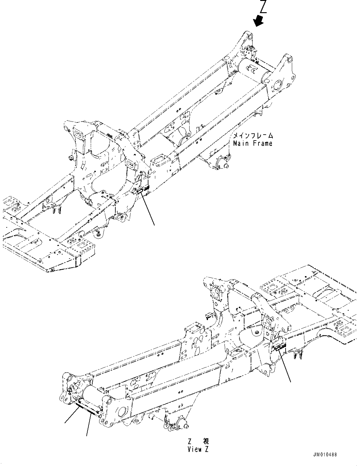 Komatsu parts book diagram for HD605-8 S/N 30072-UP (For KAL): NAME PLATE (#30001-)