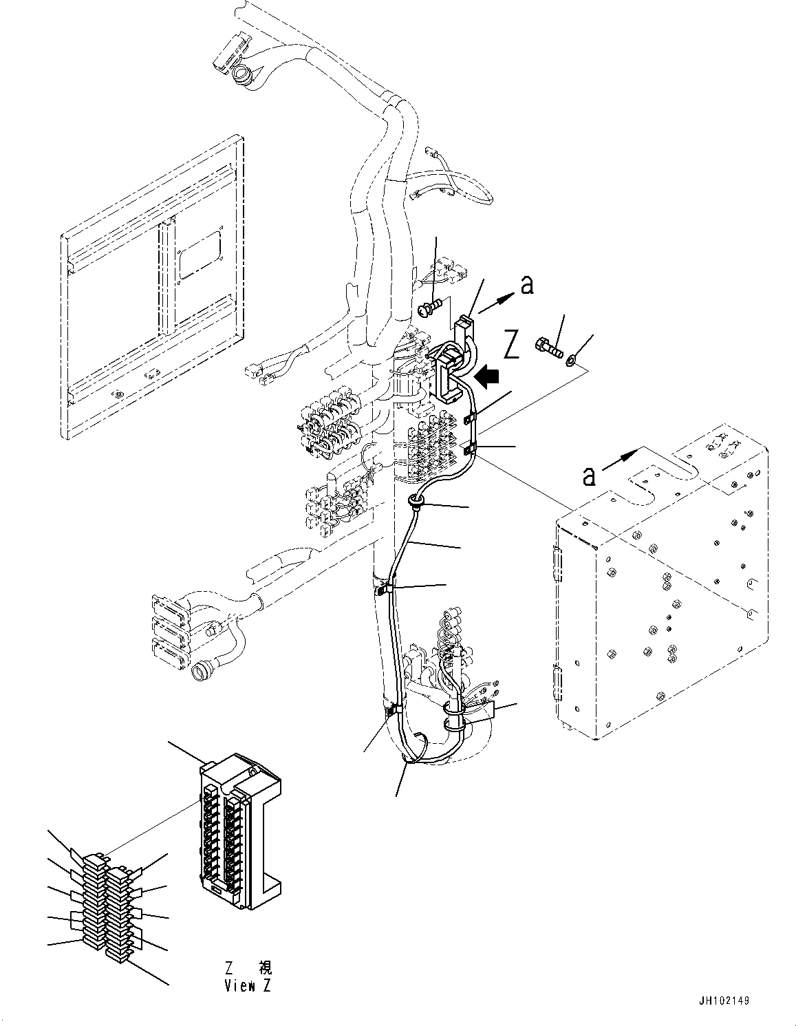 Excavators Mining Komatsu / PC2000-11 S/N 30001-UP(1001258C) / Air Conditioner Fuse, (Additional Fuse Terminals) (#30001-)(E006001 : E0201-004001)