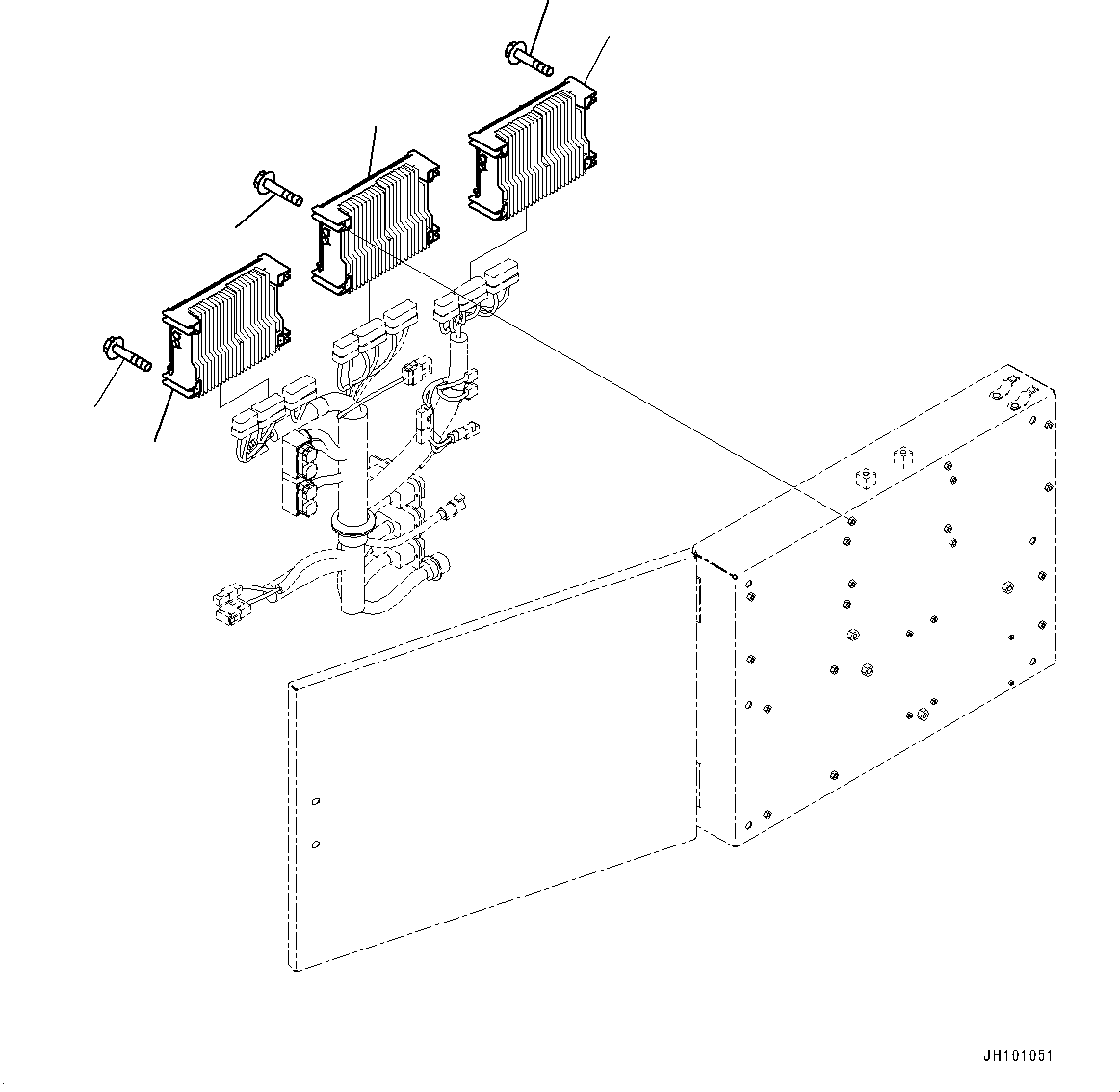 Excavators Mining Komatsu / PC2000-11 S/N 30001-UP(1001258C) / Electric Controller, Controller (#30001-)(E011003 : E0250-001003)