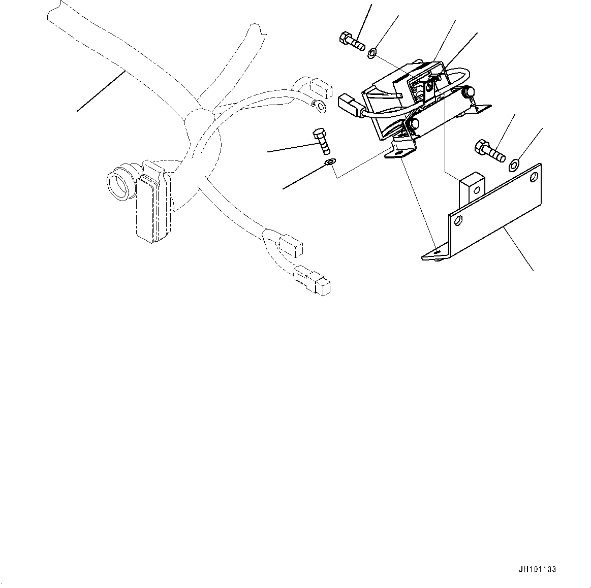 Excavators Mining Komatsu / PC2000-11 S/N 30001-UP(1001258C) / Travel Alarm (#30001-)(E014001 : E0420-001001)