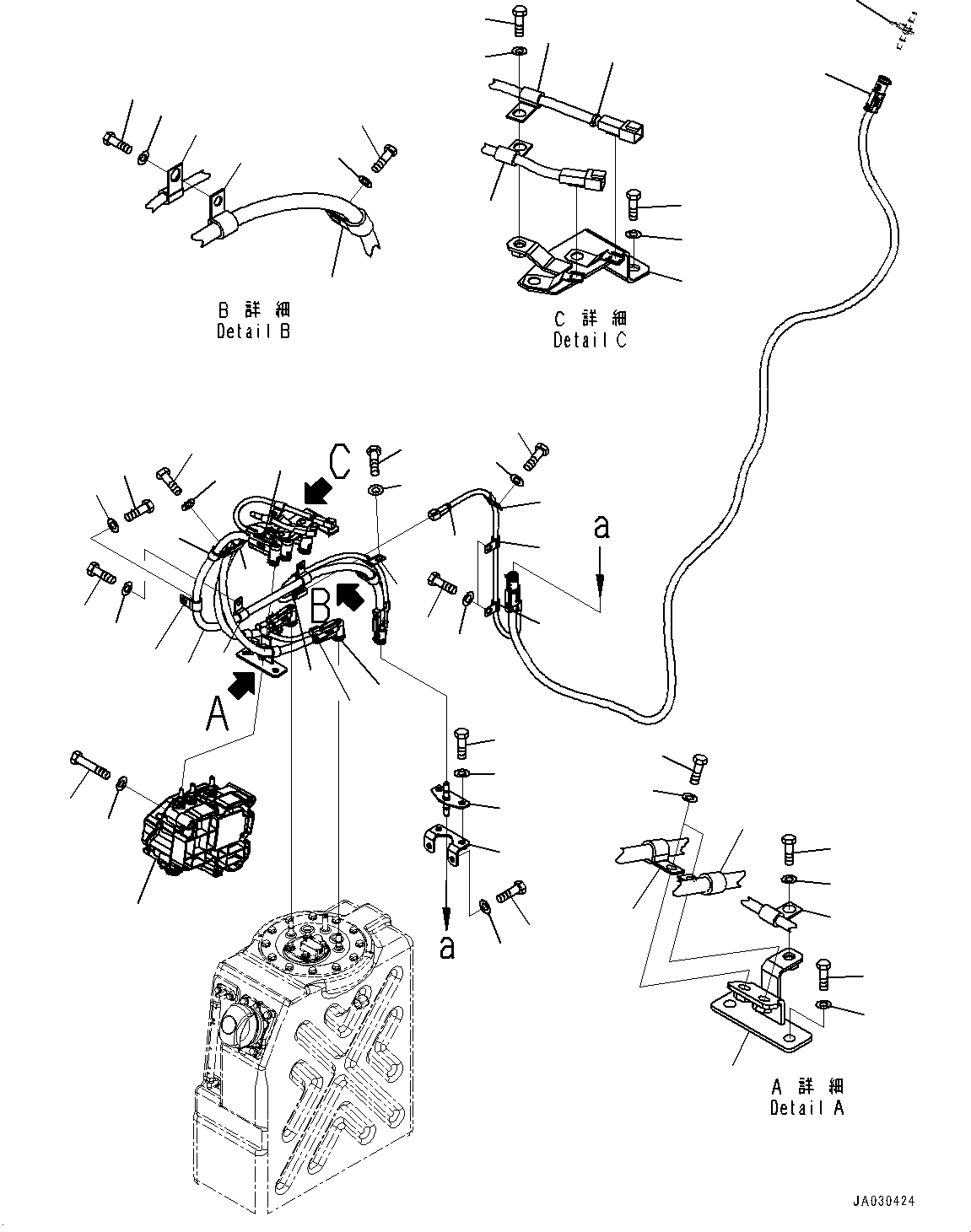 Wheel Loaders Komatsu / WA470-8E0 S/N 100445-UP(1001556C) / DEF Piping, Pump (#100001-)(D003001 : D0510-001001)
