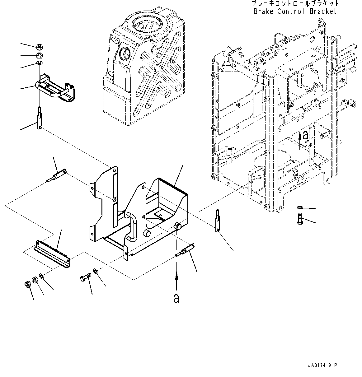 Wheel Loaders Komatsu / WA470-8E0 S/N 100445-UP(1001556C) / DEF Piping, Holder (#100001-)(D003002 : D0510-001002)