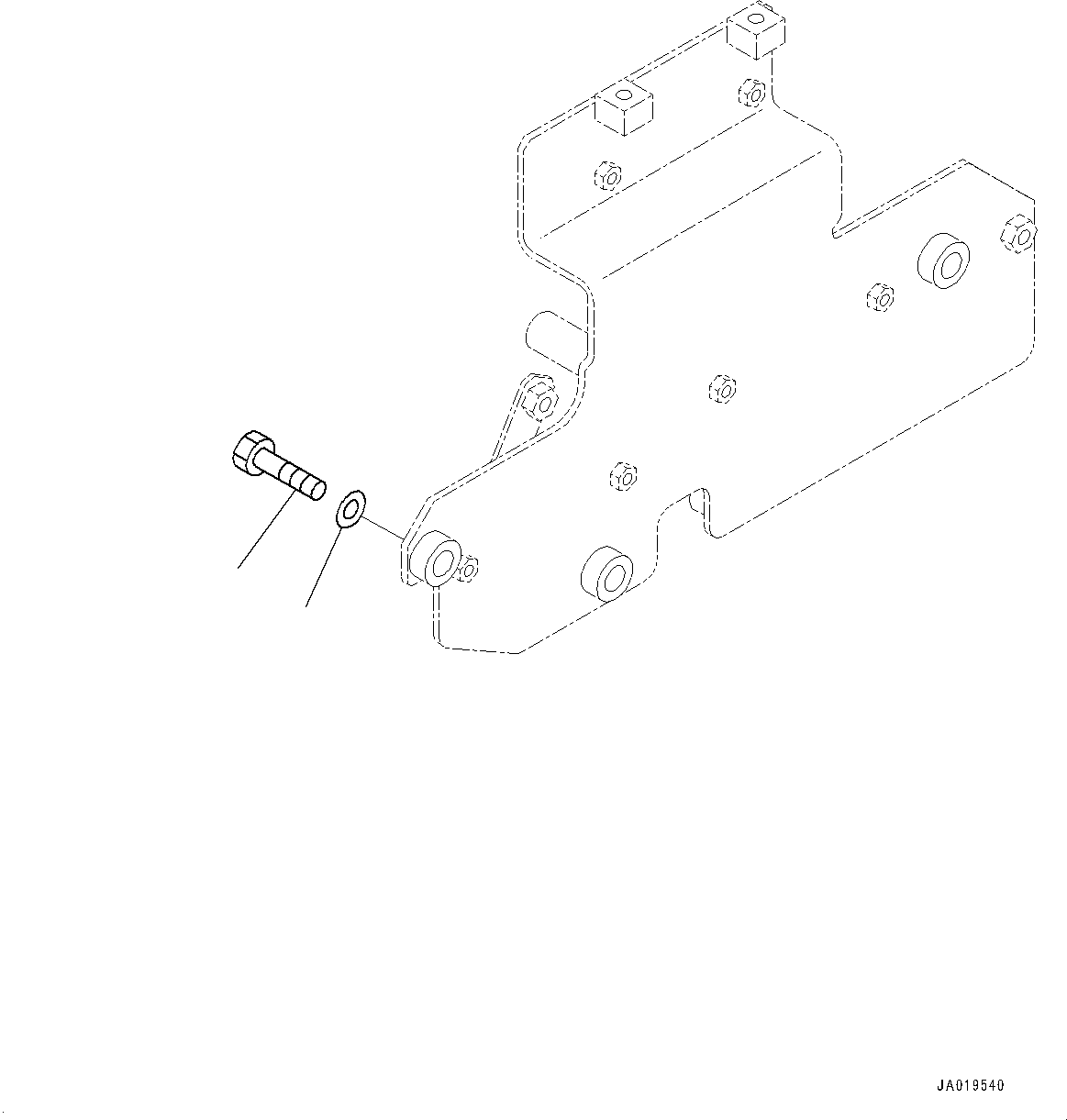 Wheel Loaders Komatsu / WA470-8E0 S/N 100445-UP(1001556C) / Rear Wiring Harness, Mounting (5/8) (#100001-)(E007007 : E0202-003007)