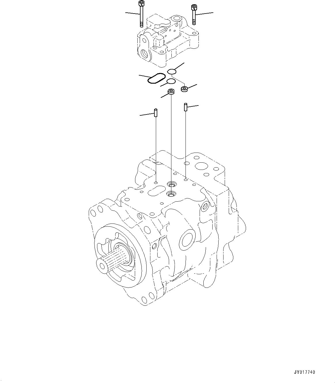 Bulldozers Komatsu / D155AX-8 S/N 100001-UP (For Mosaic)(1001563C) / Power Train Hydraulic Oil Piping, Fan Pump (5/5) (#100148-)(F005012 : F2720-002012)
