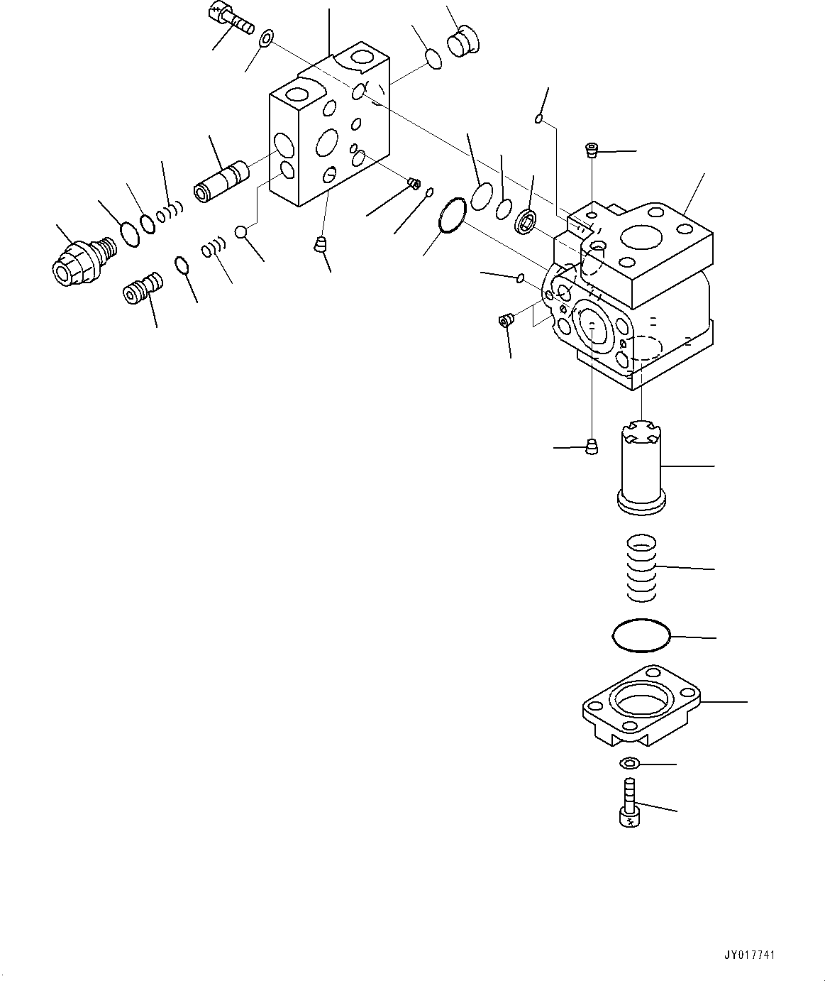 Bulldozers Komatsu / D155AX-8 S/N 100001-UP (For Mosaic)(1001563C) / Power Train Hydraulic Oil Piping, Self-pressure Reducing Valve (#100148-)(F005014 : F2720-002014)