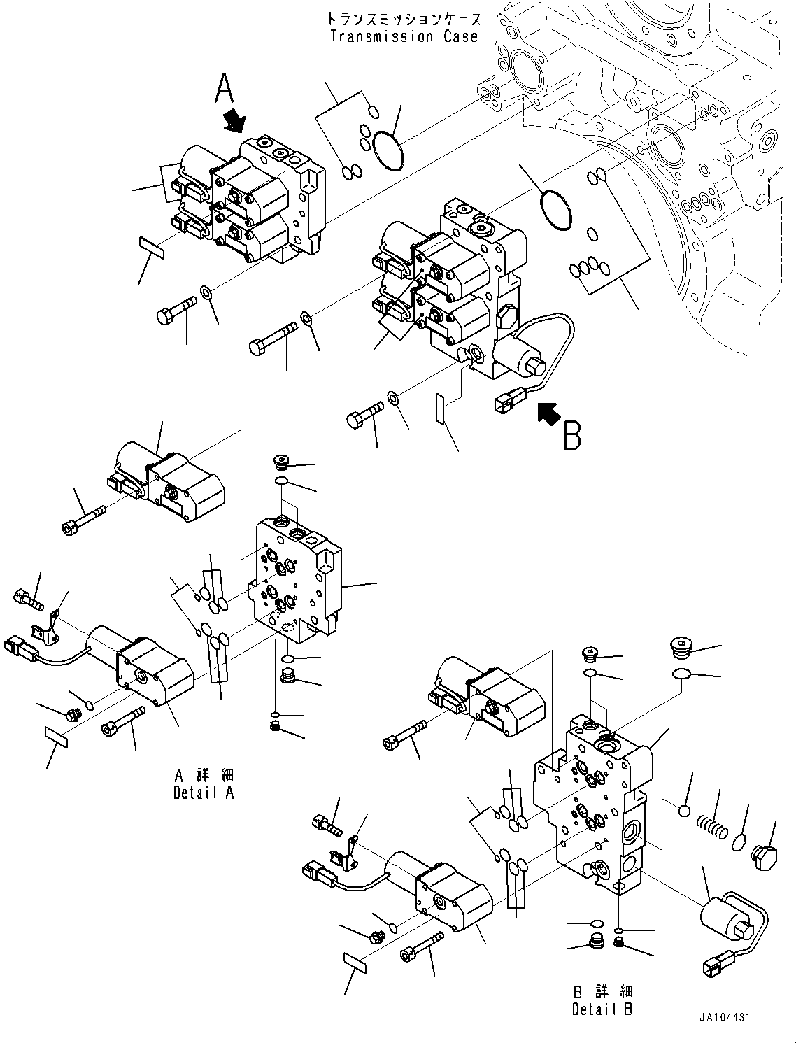 Wheel Loaders Komatsu / WA475-10E0 S/N 120001-UP(1001572C) / Transmission, Transmission Control Valve (ECMV) (#120001-)(F004008 : F4300-001008)
