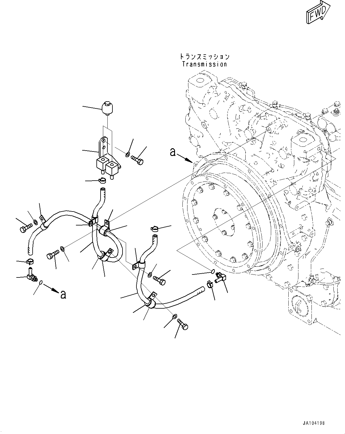 Wheel Loaders Komatsu / WA475-10E0 S/N 120001-UP(1001572C) / Transmission, Breather (#120001-)(F004017 : F4300-001017)
