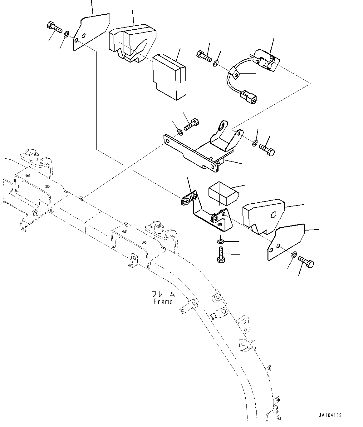 Wheel Loaders Komatsu / WA475-10E0 S/N 120001-UP(1001572C) / Engine Hood, Rear Camera (#120001-)(M003008 : M4100-003008)