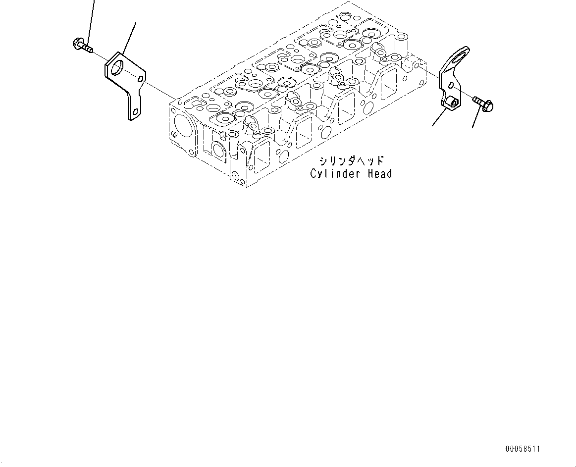Komatsu parts book diagram for SAA4D95LE-5D S/N 501795-UP (For PC120-8): LIFTING ARRANGEMENT, BRACKET (#501795-)