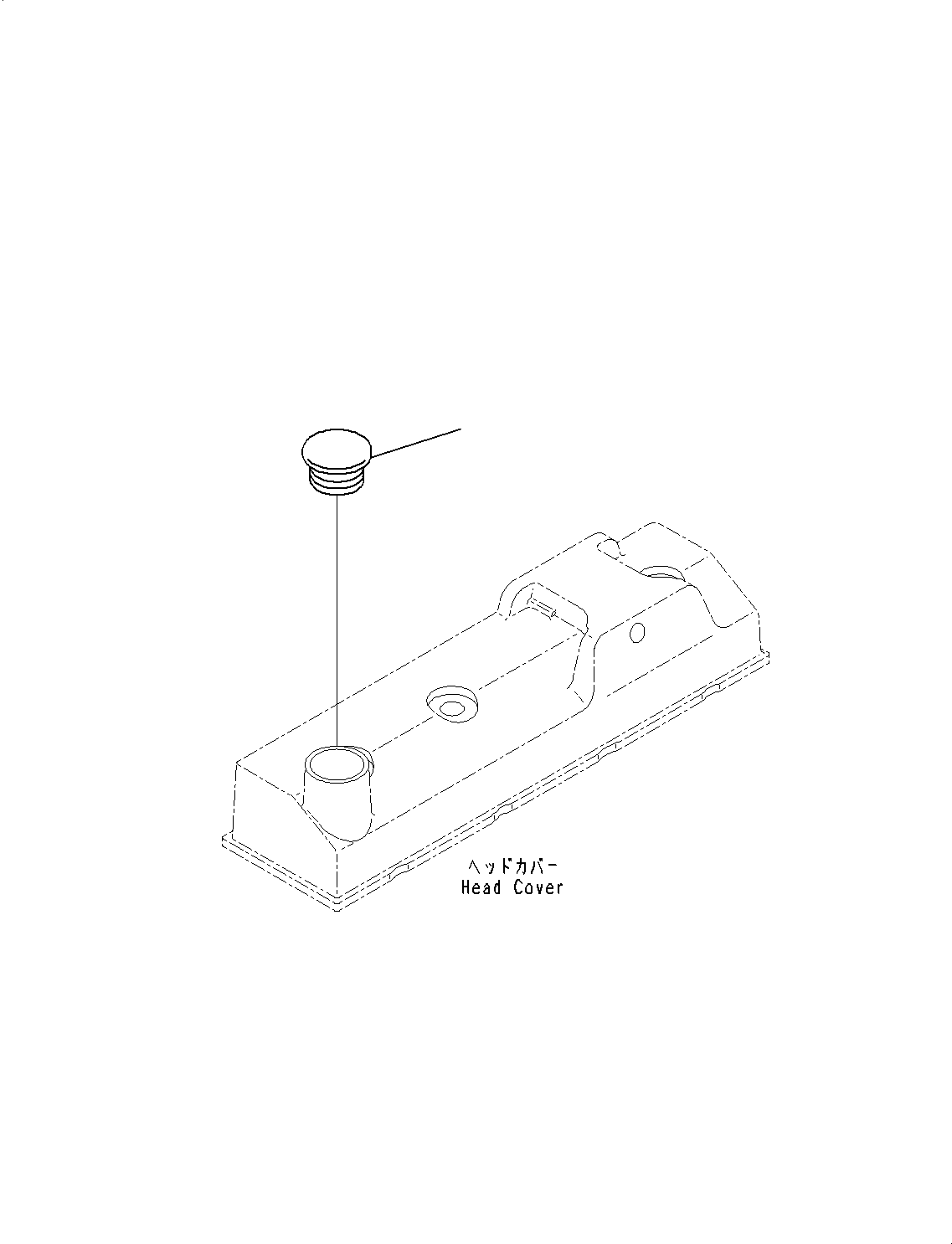 Komatsu parts book diagram for SAA4D95LE-5J S/N 510888-UP (For WA100-6): HEAD COVER ACCESSORY, (#506848-)