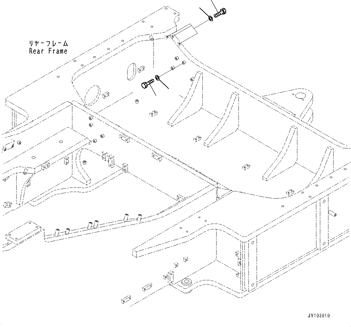 Wheel Loaders Komatsu / WA900-8R S/N 95001-UP(1001644C) / KomVision, Bolt (3/3) (#95001-)(E005004 : E0201-002004)