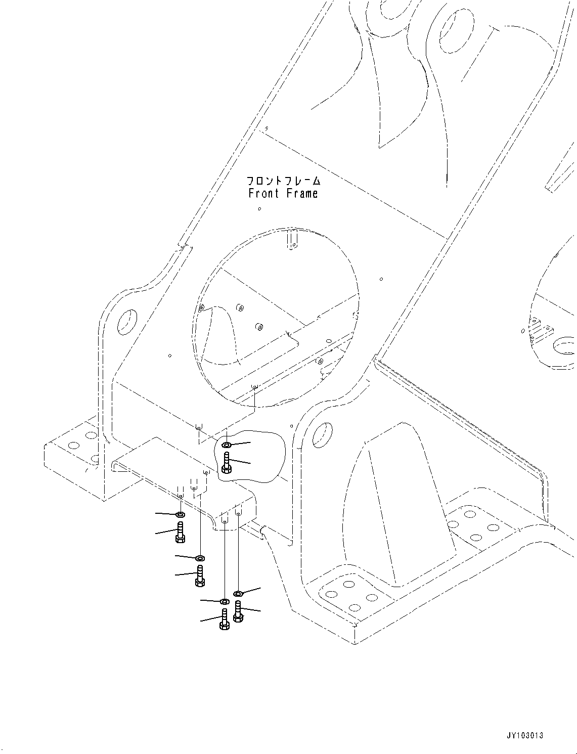 Wheel Loaders Komatsu / WA900-8R S/N 95001-UP(1001644C) / KomVision, Blind Parts (2/2) (#95001-)(E005007 : E0201-002008)