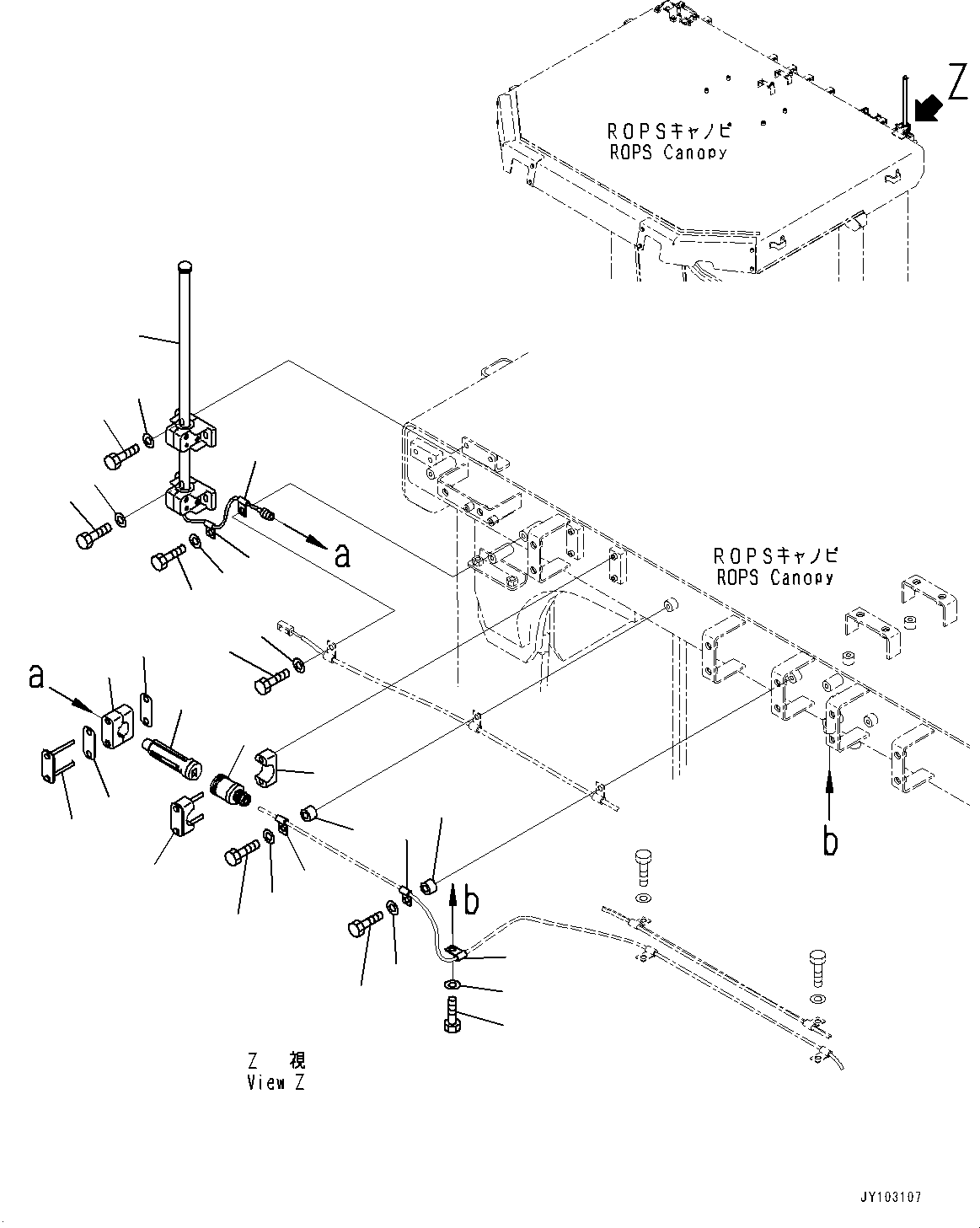 Wheel Loaders Komatsu / WA900-8R S/N 95001-UP(1001644C) / Electrical Unit, Wireless LAN Antenna (#95001-)(E009002 : E0260-002002)