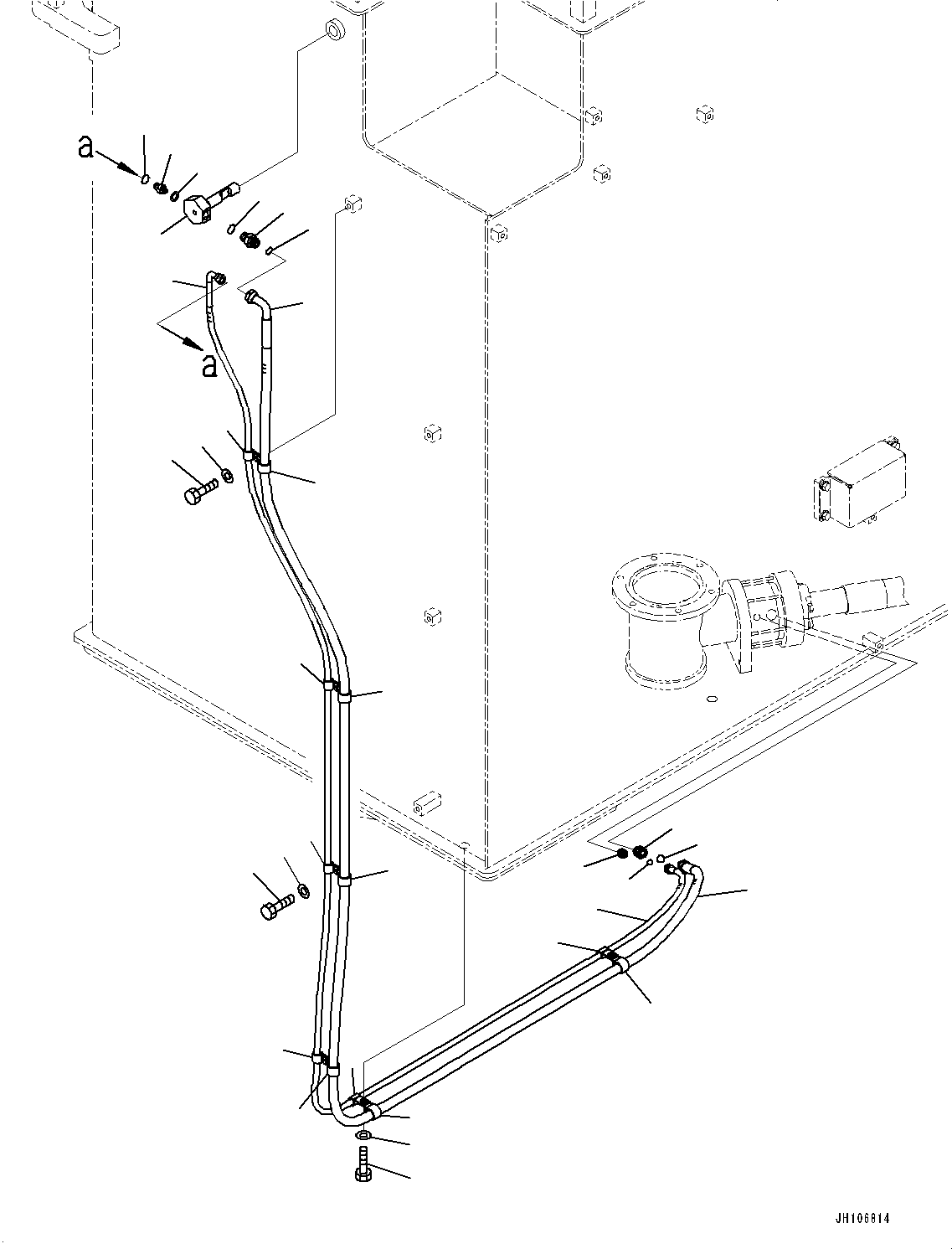 Komatsu parts book diagram for PC3400-11M0 S/N 36301-UP: SERVICE CENTER, SENSOR(#36301-)