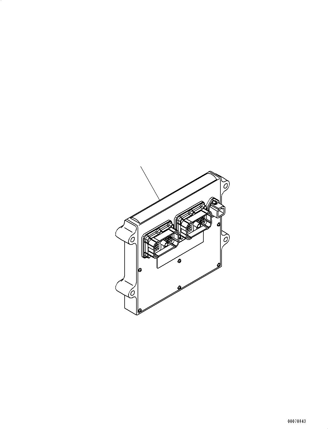Komatsu parts book diagram for SAA4D95LE-5 S/N 0-UP (For PC130-10M0): ENGINE CONTROLLER, (#577757-)
