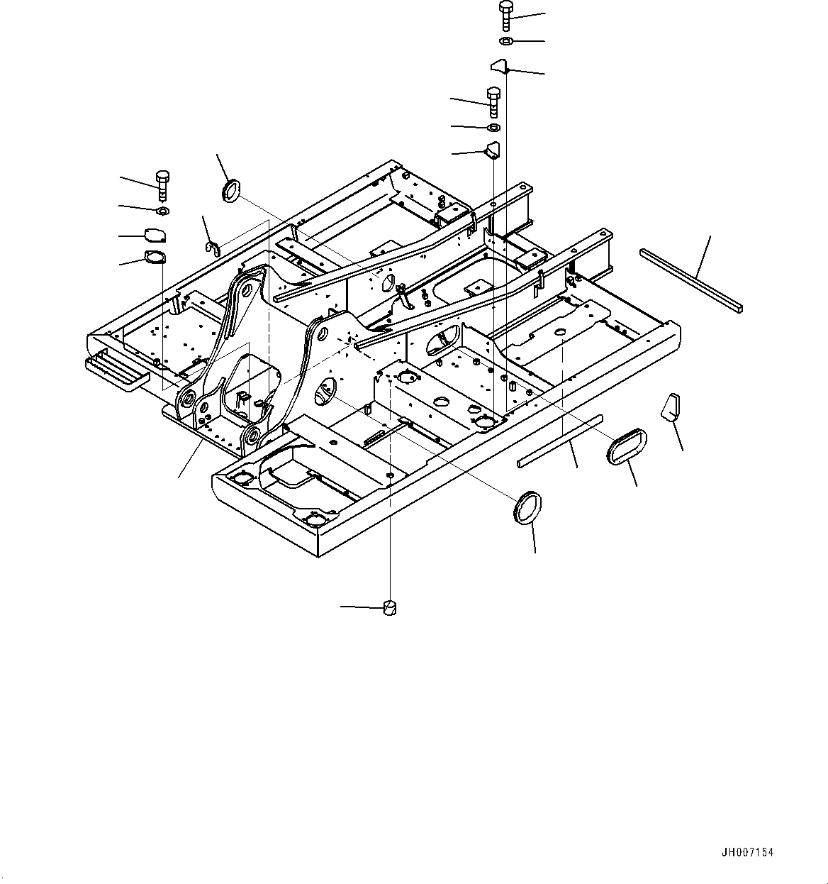 Komatsu parts book diagram for PC200LC-8M0 S/N C10001-UP: REVOLVING FRAME, (FOR ASIA)(#C10001-)