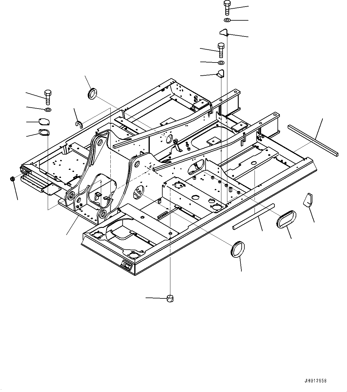 Komatsu parts book diagram for PC200LC-8M0 S/N C10001-UP: REVOLVING FRAME, (FOR AUSTRALIA)(#C10001-)