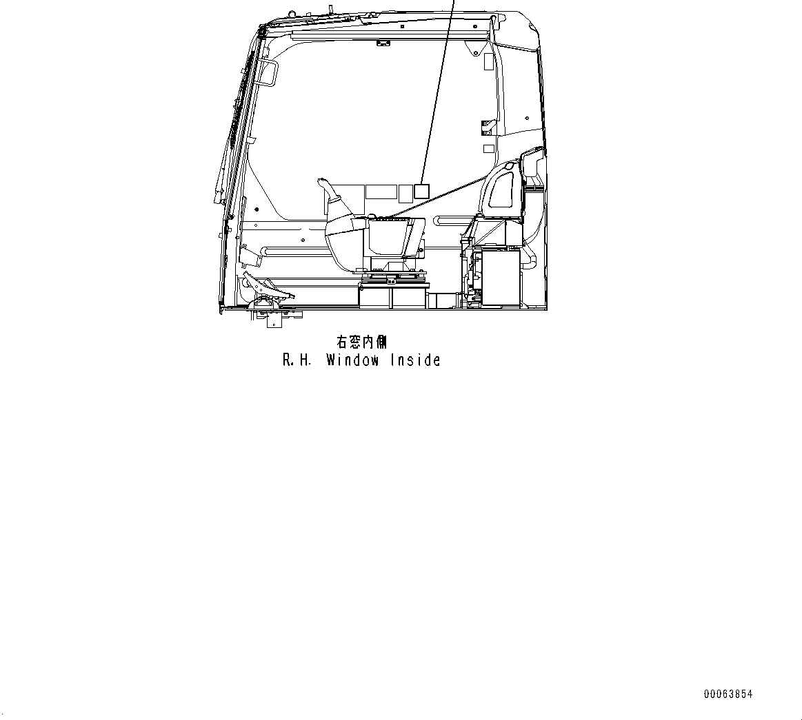 Komatsu parts book diagram for PC200LC-8M0 S/N C10001-UP: CAUTION PLATES, BACKWARD, (PICTORIAL TYPE)(#C10001-)